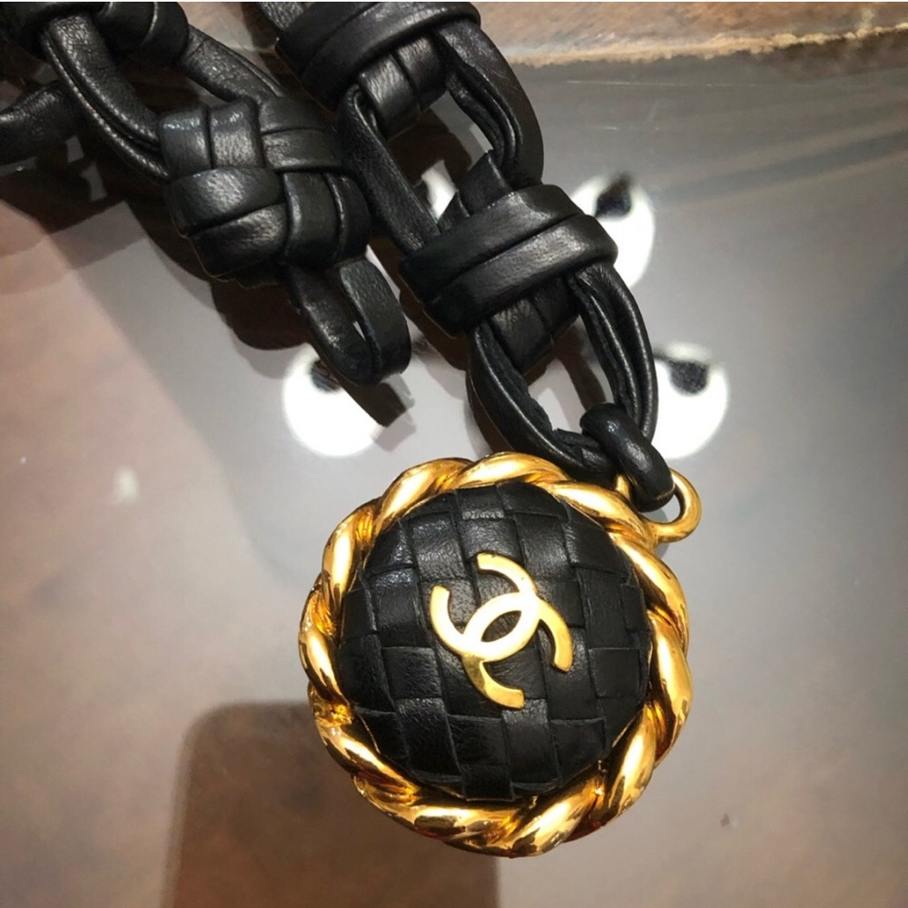 Chanel Haute Couture 1992 vintage leather belt - Picture 4 of 15